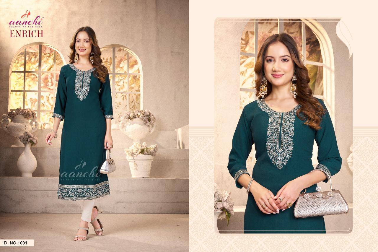 Aanchi enrich Designer Kurti wholesale suppliers